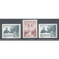 Sweden Sc 1109-11 1975 International Women's Year stamp set mint NH