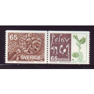 Sweden Sc 1161-62 1976 Seed Testing Anniversary stamp set mint NH