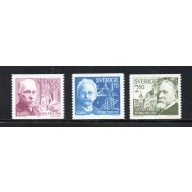 Sweden Sc 1310-1312 1979 Nobel Prize Winners stamp set  mint NH