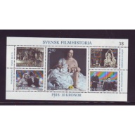 Sweden Sc 1386 1981 Swedish Movies stamp sheet mint NH