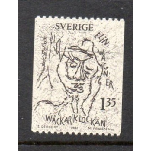 Sweden Sc 1407 1982 Elin Wagner, Writer, stamp mint NH