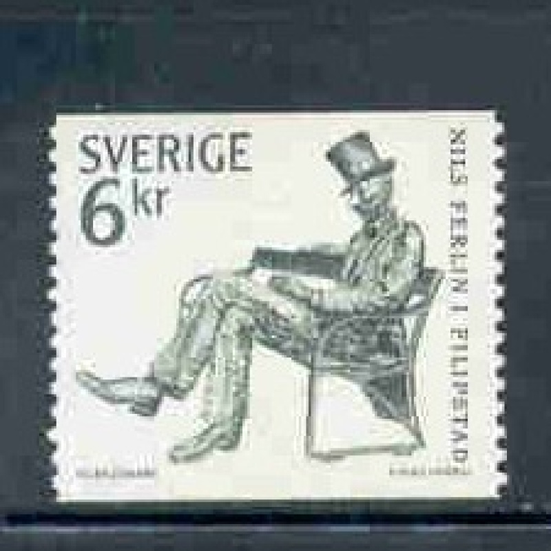 Sweden Sc  1447 1983 Nils Ferlin stamp mint NH