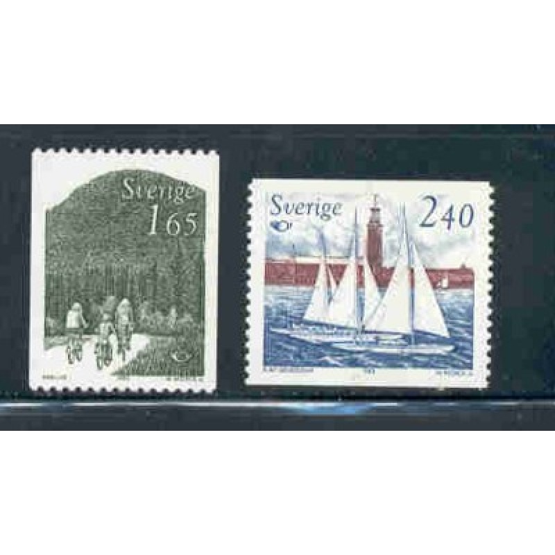 Sweden Sc 1454-1455 1983 Nordic Cooperation stamp set  mint NH