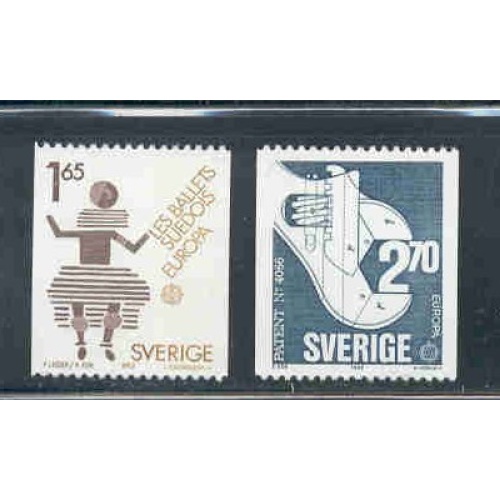 Sweden Sc 1460-1461 1983  Europa stamp set mint NH