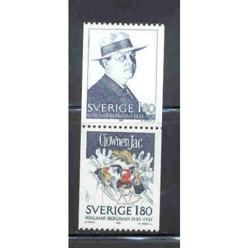 Sweden Sc  1470-1471 1983 Hjalmar Bergman stamp set mint NH