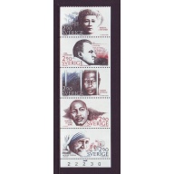 Sweden Sc  1622a 1986 Nobel Peace Prize stamp booklet  mint NH