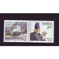 Sweden Sc 1641-1642 1987 Medieval Towns stamp set mint NH