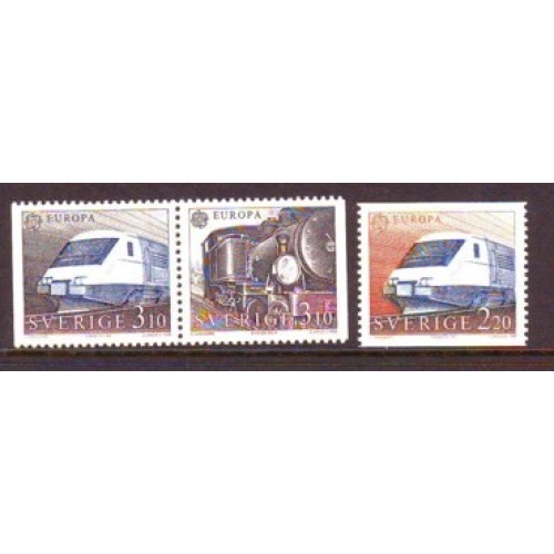 Sweden Sc  1700-1702 1988  Europa stamp set mint NH