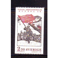 Sweden Sc 1735 1989 Labour Movement stamp mint NH