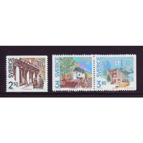 Sweden Sc  1810-182 1990  Europa stamp set mint NH
