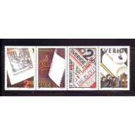 Sweden Sc 1837-1840 1990 Paper Production stamp set mint NH