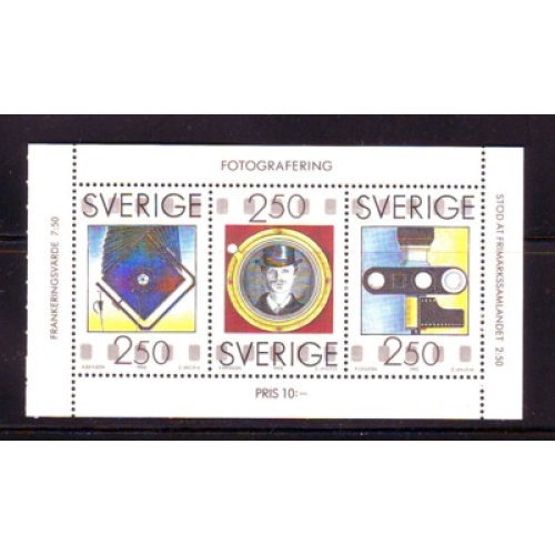 Sweden Sc 1842-1844 1990 Photography stamp set mint NH