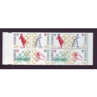 Sweden Sc 1897a 1991 Olympic Champions stamp booklet mint NH