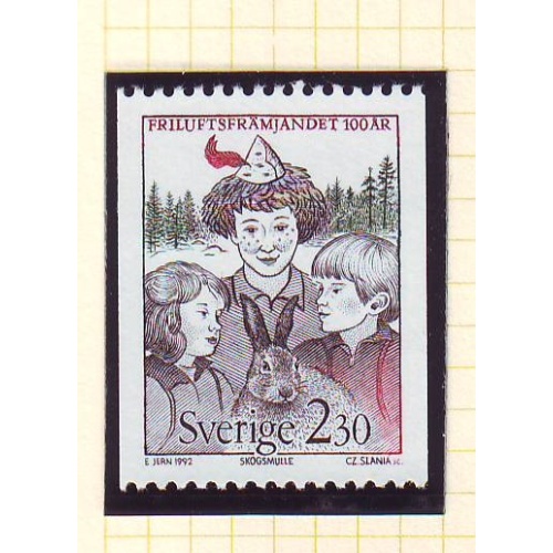 Sweden Sc 1918 1992 Outdoor Life Association stamp mint NH