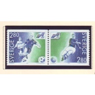 Sweden Sc 1941-1942 1992 Soccer Championships stamp set mint NH