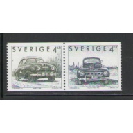 Sweden Sc 1973-1974 1992 1950 Cars  stamp set mint NH