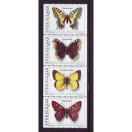 Sweden Sc 2020-2023 1993 Butterflies stamp set mint NH