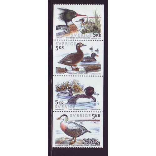 Sweden Sc 2028-2031 1993 Ducks stamp set mint NH