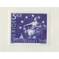 Sweden Sc 2042 1994 Economic Agreement stamp mint NH