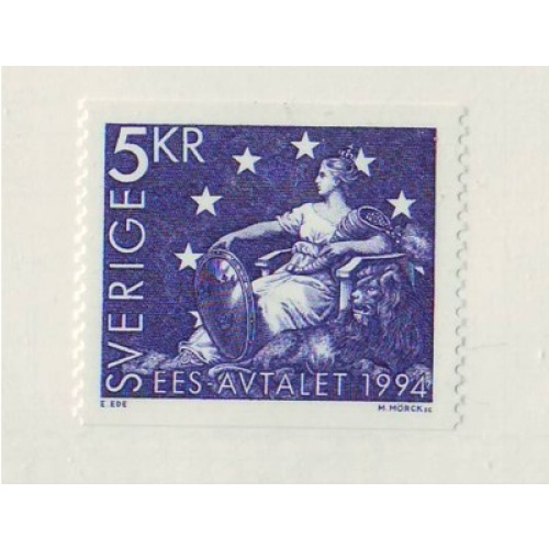 Sweden Sc 2042 1994 Economic Agreement stamp mint NH