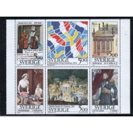 Sweden Sc 2065-2070 1994 Sweden-France Relations stamp set mint NH