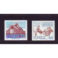Sweden Sc 2093-2094 1994 Roman, Composer, stamp set mint NH