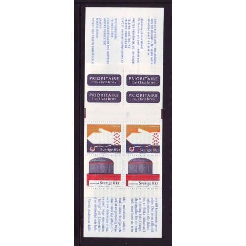 Sweden Sc 2278a 1998 Handicrafts stamp booklet mint NH