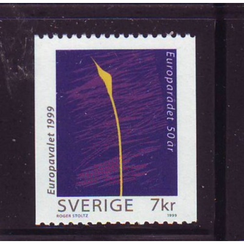 Sweden Sc  2347 1999 Council of Europe Anniversary stamp mint NH