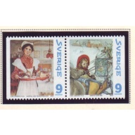 Sweden Sc  2471 2002 Christmas at Sundborn by Larsson stamp mint NH