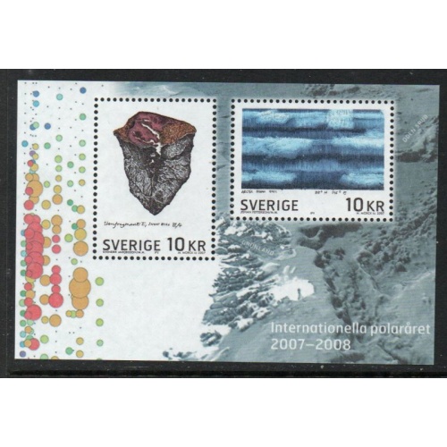 Sweden Sc 2552 2007  International Polar Year stamp sheet mint NH