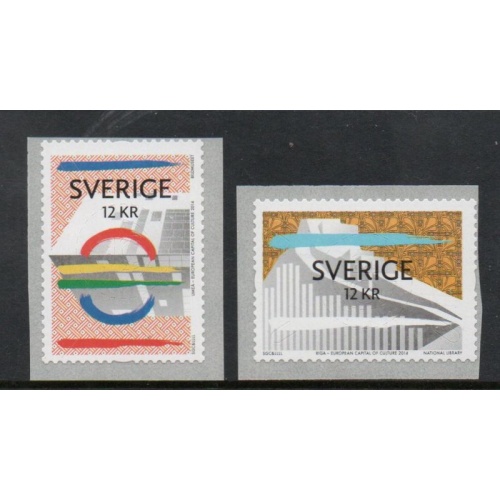 Sweden Sc  2720-2721 2014  Capitals of Culture stamp set mint NH