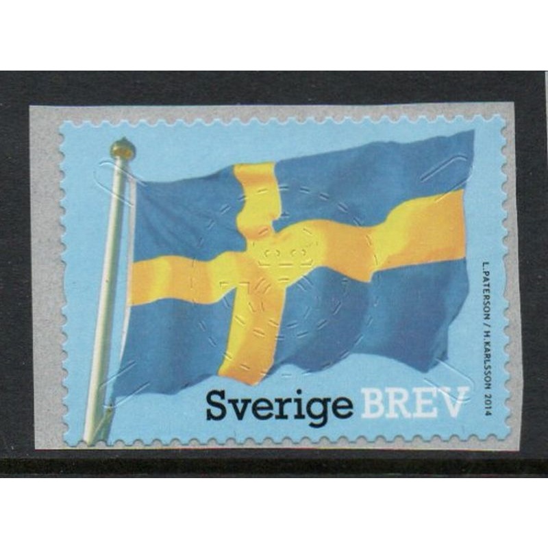 Sweden Sc  2728 2014 Swedish Flag stamp mint NH