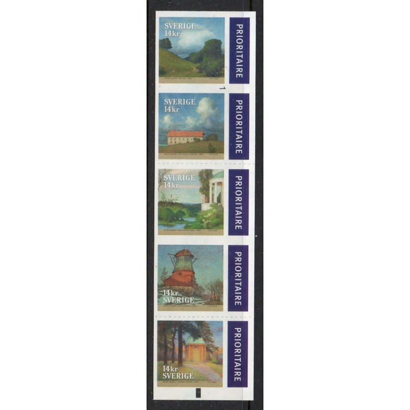 Sweden Sc  2743 2015 Prince Eugen Paintings  stamp set mint NH