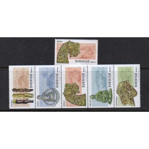Sweden Sc  2746-2747 2015Viking Artifacts stamp set mint NH