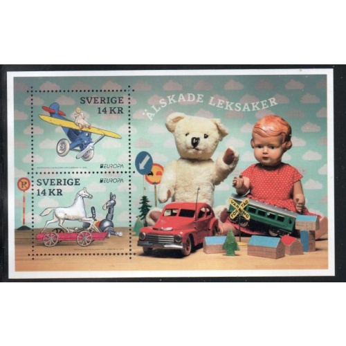 Sweden Sc  2748 2015 Europa, Children's Toys, stamp sheet mint NH