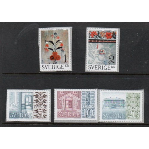 Sweden Sc  2749-2753 2015 Halsingland UNESCO sites stamp set mint NH