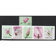 Sweden Sc  2754-2755 2015 Magnolias stamp set mint NH