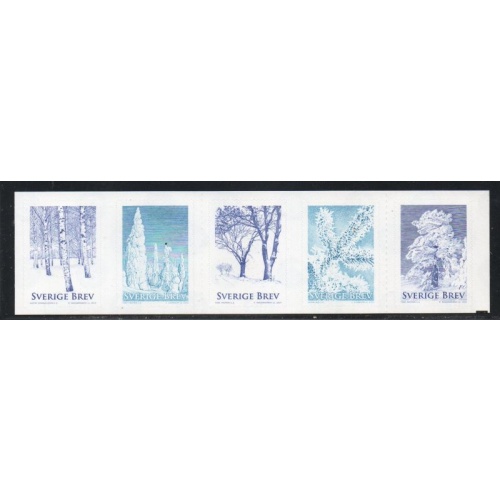 Sweden Sc  2763 2015 Trees in Winter stamp set mint NH