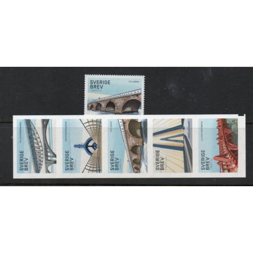Sweden Sc  2769-2770 2016 Bridges stamp set mint NH
