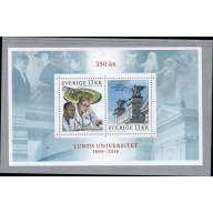 Sweden Sc  2788 2016 Lund University Anniversary stamp sheet mint NH