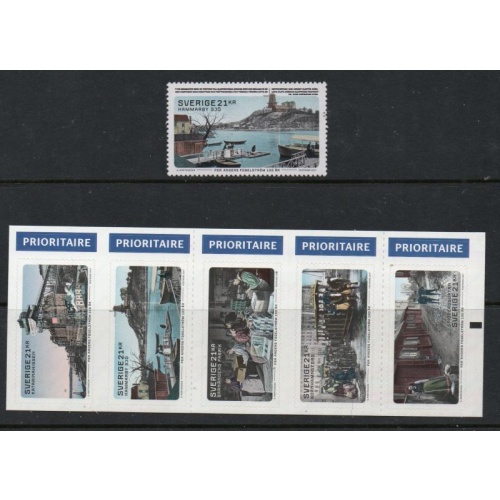 Sweden Sc 2798-2799 2017 City of my Dreams stamp set mint NH