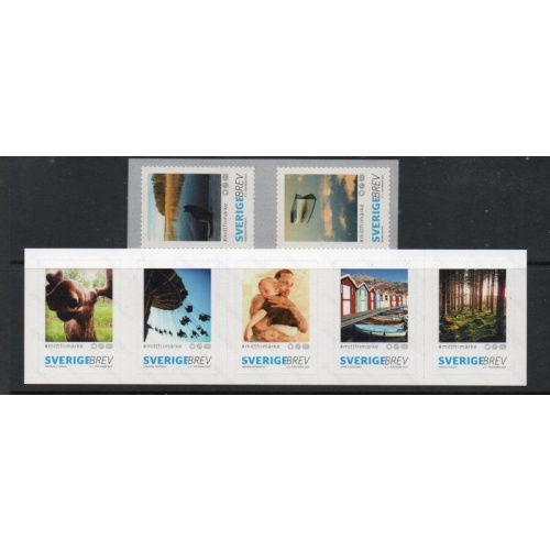 Sweden Sc 2800-2802 2017 Instagram Pictures stamp set mint NH