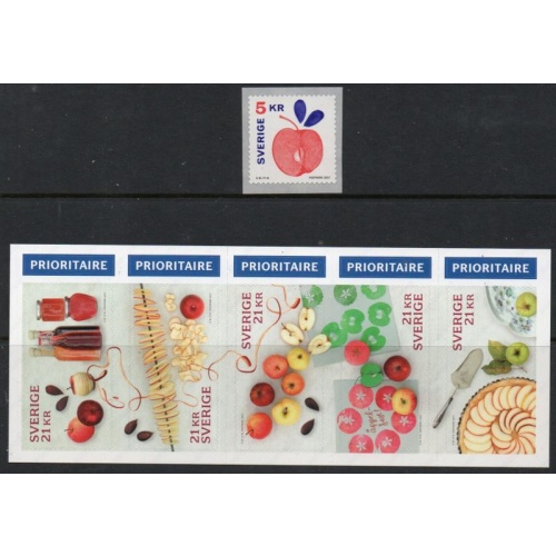 Sweden Sc 2803-2804 2017 Apples stamp set mint NH