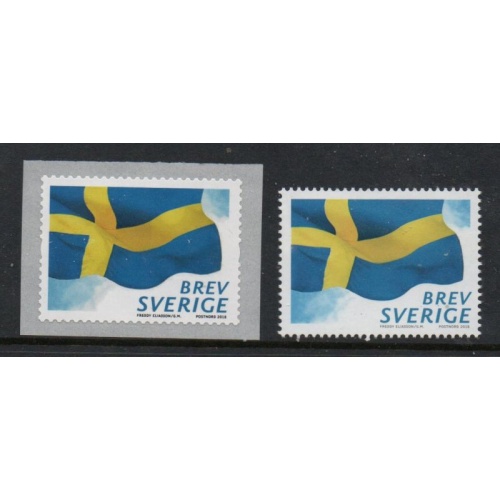 Sweden Sc 2823-2824 2018 Flag stamp set  mint NH
