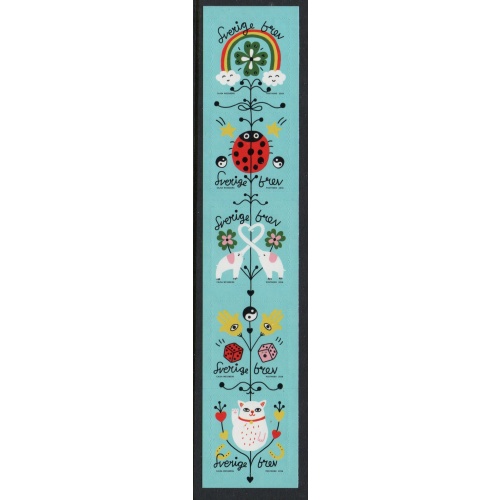 Sweden Sc 2828 2018 Good Luck Symbols stamp set  mint NH