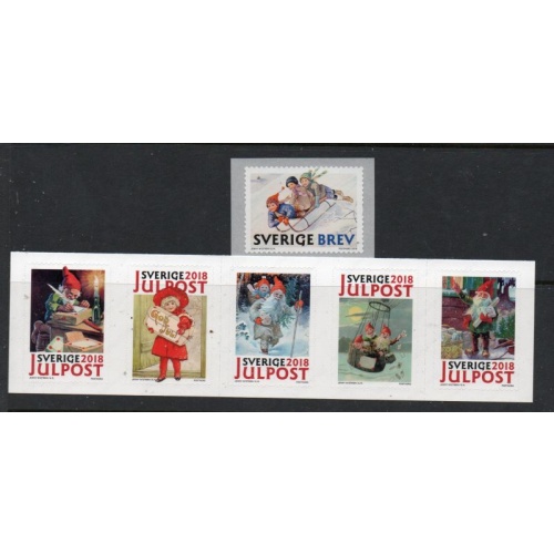 Sweden Sc 2830-2831 2018 Christmas stamp set mint NH