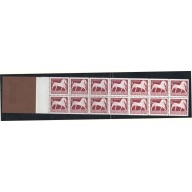 Sweden Sc 961a 1973 Horse stamp booklet pane of 20 mint NH