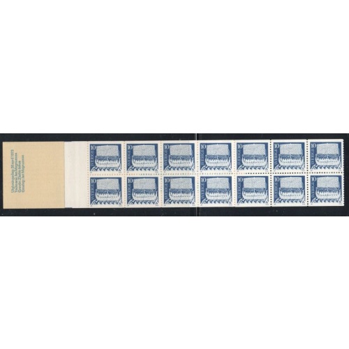 Sweden Sc 962a 1973 Viking Ship stamp booklet pane of 20 mint NH