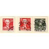 Sweden Sc 329-331 1942 National Museum stamp set used