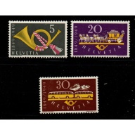 Switzerland Sc 325-327 1949 100th Anniversary Federal Post stamp set mint NH